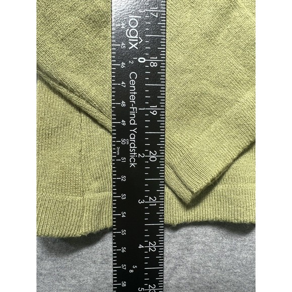 Zsa‎ Zsa Green sweater cardigan with bling Y2K large - Picture 4 of 9